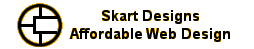 Skart Designs, affordable web design
